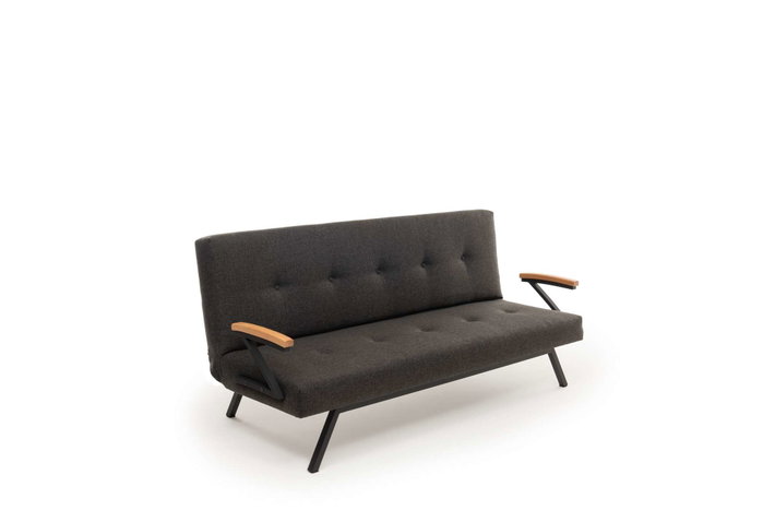 Atelier Del Sofa Sofá-Cama de 3 Plazas Zven - Gris Oscuro Atelier Del Sofa Sofá-Cama de 3 Plazas Zven - Gris Oscuro